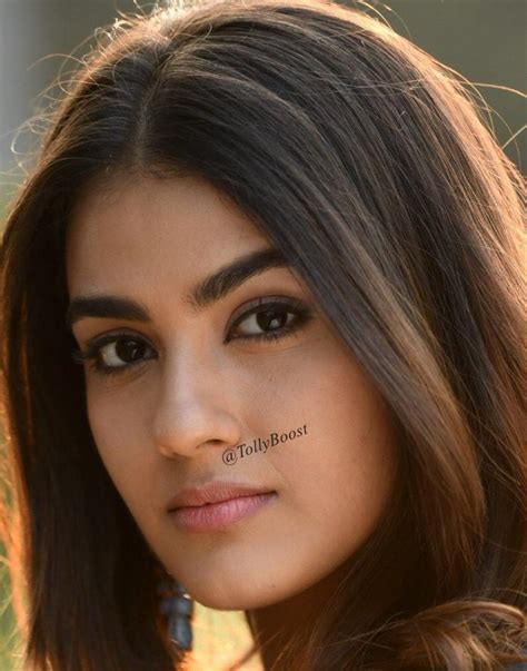 glamorous indian girl kavya thapar long hair face closeup