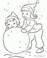 Coloring Snow Iarna Colorat Neige Bonhomme Snowman Brite Personnages Imagini Jocurile Copiilor Prichindeii Alege Panou sketch template