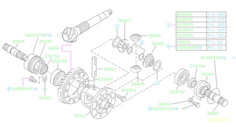 subaru wrx manual transmission differential aa genuine subaru part