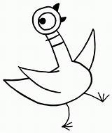 Pigeon Mo Willems Coloring Pages Bunny Books Color Craft Knuffle Preschool Don Printable Book Clipart Sheets Kids Cliparts Worksheets Clip sketch template