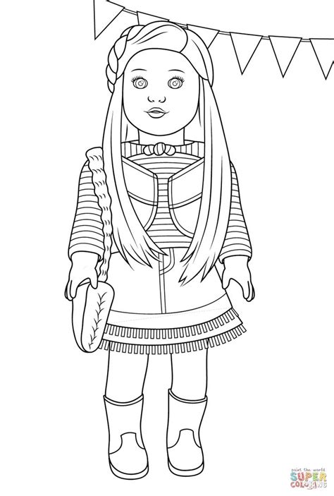 american girl coloring pages lea gallery american girl doll