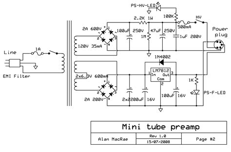 vacuum tube valve circuit page  audio circuits nextgr
