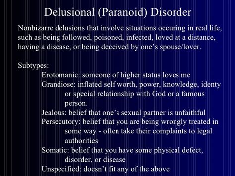 psychotic disorders