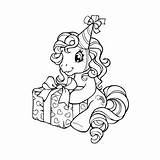 Pony Little Birthday Coloring Pages Happy Getcolorings Printable sketch template