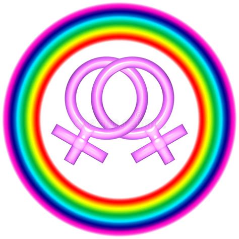 lesbian love circular logo stock illustration illustration of lesbian