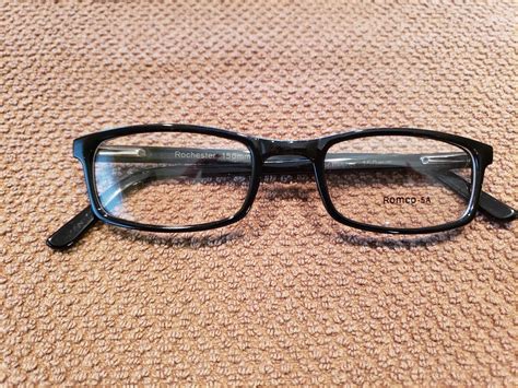 romco r 5a military eyeglass frames black 52 22 150 new ebay