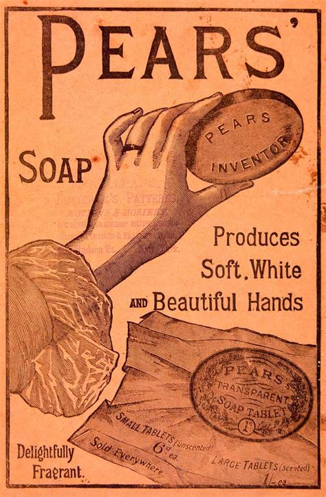 ad pears soap fragrant health beauty victorian    soaps   day vintage