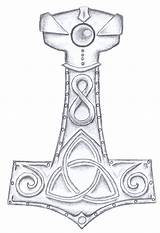Hammer Thor Thors Mjolnir Norse Odin Vorlagen Runes Martillo Tatouage Wikinger Simple Wiccan Mayan Mythologie Fc02 Nordique sketch template
