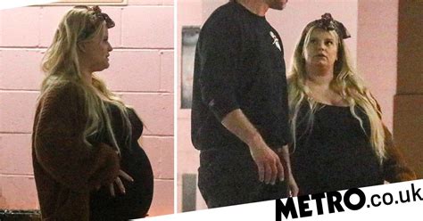 jessica simpson pregnant bump looks ready to pop ahead of