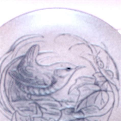 barbara adams stoneware pin dish wildlife series poole pottery bla england