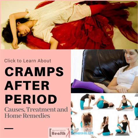 cramps after period causes treatment and home remedies