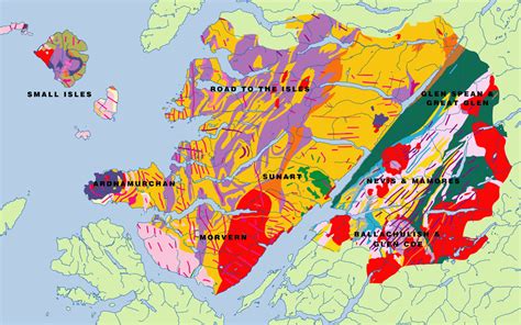 geological maps lochaber geopark