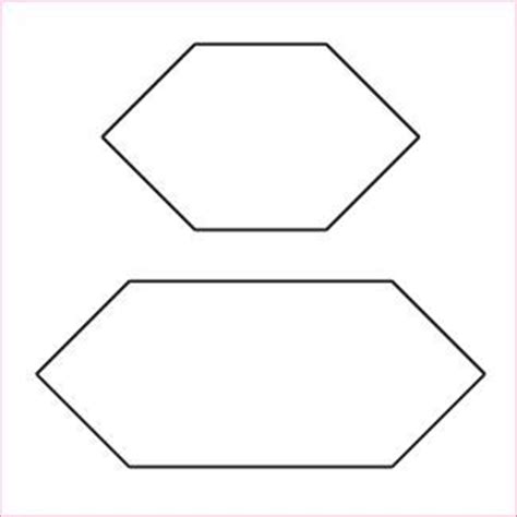 hexagon paper piecing papieren langwerpige hexagon malletjes van