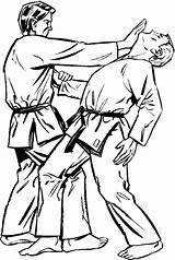 Judo Kleurplaat Stemmen sketch template