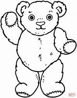 Bear Coloring Pages Doll Gif sketch template