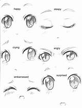 Manga Eyes Drawing Deviantart Anime Visit Expressions Reference Drawings Girl sketch template