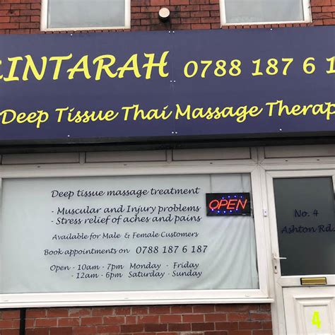 rintarah deep tissue thai massage treatment denton thai massage