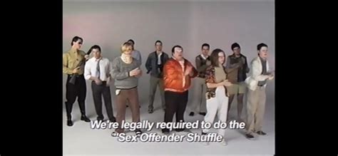 Sex Offender Shuffle Meme Guy