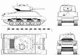 Sherman Blueprints Tanks sketch template