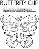 Crayola Coloring Pages Butterfly Printable Clip Color Printables Print Kids Crafts Birthday Clothespin Getcolorings Colour Wings Fairy Dotted Kid Craft sketch template