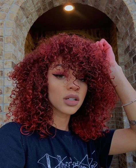 atcurlygirlswag posted  instagram red hair slay atssataraa dyed