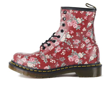 dr martens  women   cherry vintage rose softy  boot  shiekh