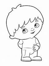 Babytv Charly Numero Infantil sketch template