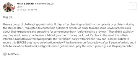 remove  bad review  airbnb vacation home
