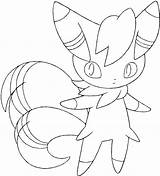 Pokemon Meowstic Xy Coloriages Coloriage Morningkids Dedenne Tepig sketch template
