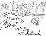Winter Coloring Pages Printable Snowball Fight Scene Outdoor Kids Pdf Color Sheets Preschool Holiday Getcolorings Rocks Preschoolers Laugh Season Live sketch template