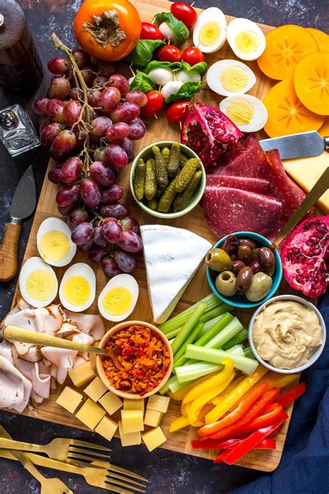 protein packed healthy charcuterie board