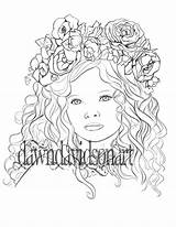 Grayscale Lineart Innocence Adultes sketch template