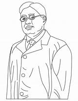 Bose Nath Satyendra Coloring Pages sketch template