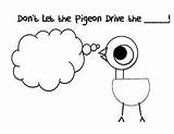 Let Pigeon Bus Drive Dont Template Coloring Pages sketch template