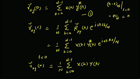 parseval s theorem for dfts youtube