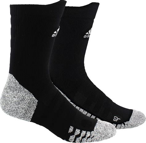 amazoncom adidas unisex adult alphaskin traxion lightweight cushioned crew socks  pair