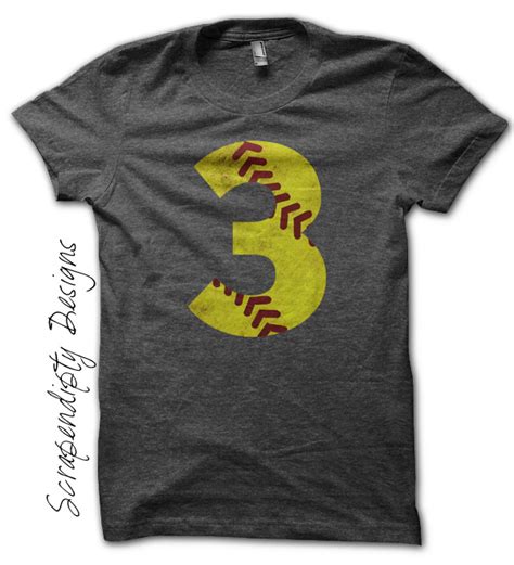 Softball Number Shirt