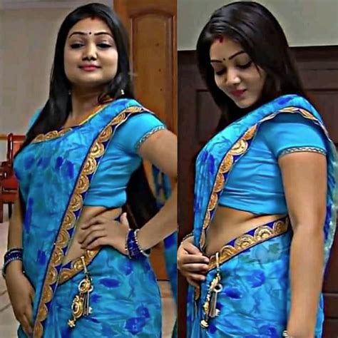 Priyanka Nalkar Roja Tamil Serial S3 9 Hot Sari Caps –