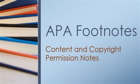 footnotes content  copyright permission notes wrter