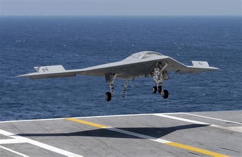 navy drone completes   unmanned carrier landing nbc news