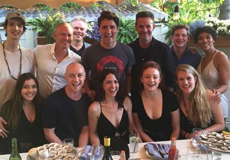 Justin Trudeau Meets The X Men Dark Phoenix Cast