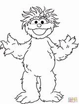 Sesame Street Coloring Pages Drawing Rosita Grover Abby Characters Super Printable Elmo Stuffed Indiana Jones Ernie Animal Outline Monster Oscar sketch template