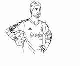 Sergio Ramos Pages Coloring Color Online Image1 Printable Soccer Coloringpagesonly sketch template