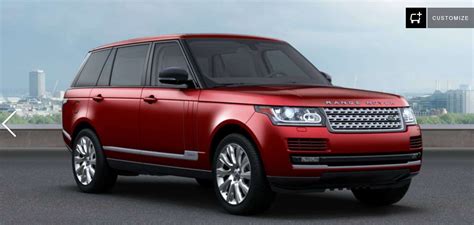range rover supercharged lwb red  black delivery feb