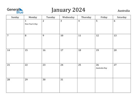 january  calendar  australia holidays gambaran