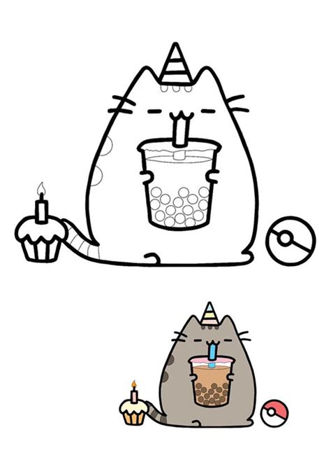 pusheen coloring pages unicorn thiva hellas
