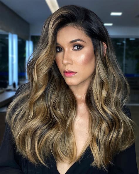 Brunette Long Hair Styles Beauty Instagram Canela Lights