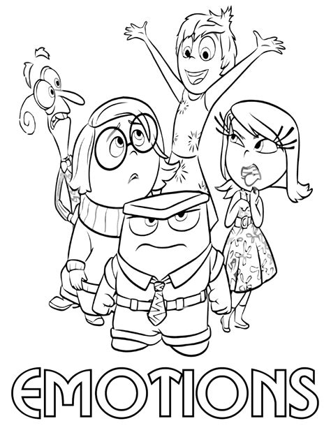 coloring pages emotions coloring pages  kids