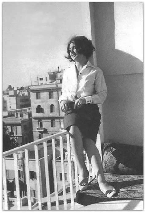 iconic egyptian actress suad hosny on a balcony probably taken around the mid 60s s o a a d