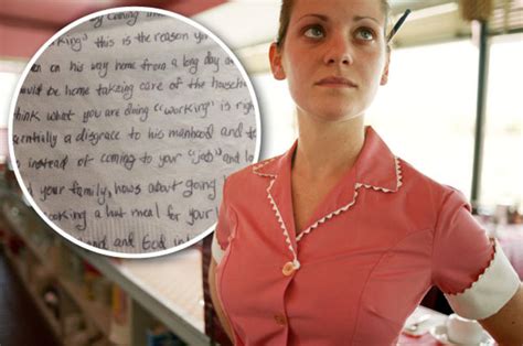 waitress gets worst tip ever and it s all about her husband daily star